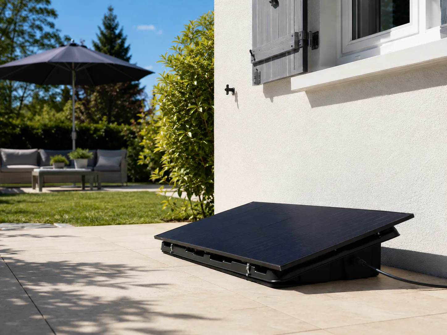 Installation du kit solaire au sol